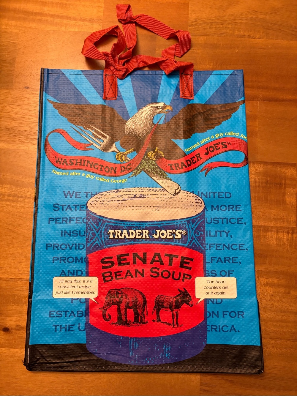 Trader Joe's Washington DC Reusable Grocery Tote - Picture 2 of 5